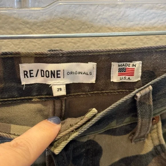 Re/Done Camo Jeans - Picture 5 of 7